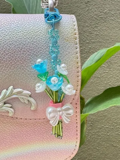 Lagoon Bloom Charm — handmade by MeShanvi Studio