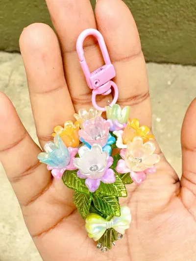 Carnival Bloom Charm — handmade by MeShanvi Studio